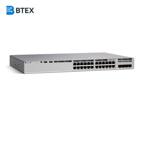 C9200L-24P-4G-E Cisco Catalyst 9200L 24 Port PoE+ 370W, 4x1G uplink, Network Essentials